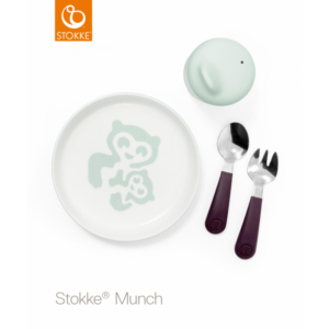 Stokke - Munch Essentials Σετ Φαγητού Soft Mint