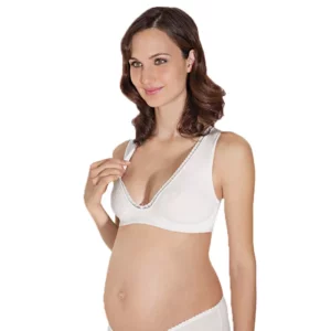 Relax Maternity - Μπουστάκι Σουτιέν Θηλασμού White